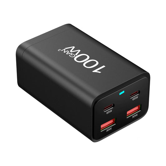 100W 4-Port GaN Travel Charger for Power Backup - image 2