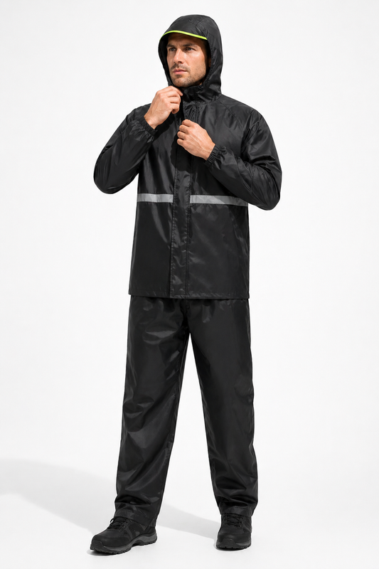 Be Seen Storm-Ready Reflective Rain Suit