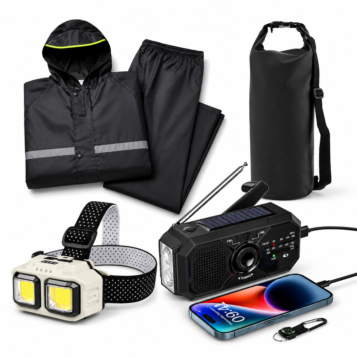 Storm-Ready Now Emergency Rain & Blackout Bundle
