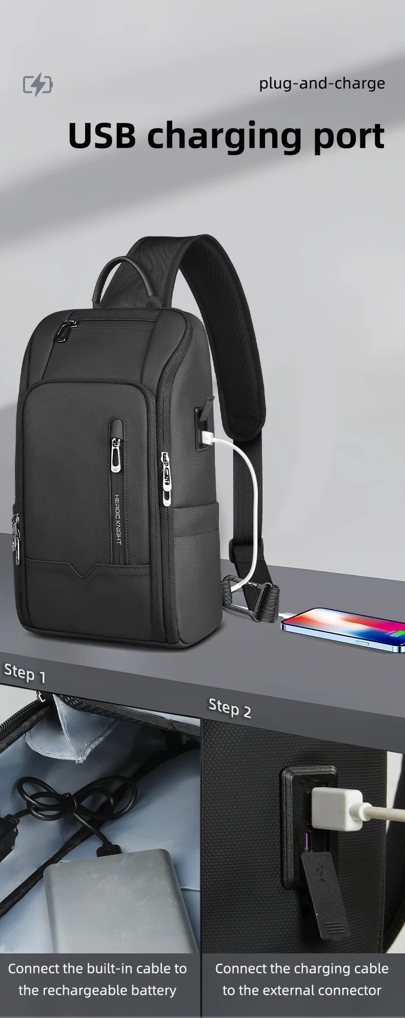 Waterproof Sling Bag for Daily Carry and Storm Readiness - image 16