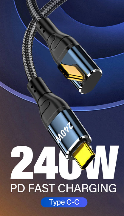 240W USB-C Fast Charge Cable for Travel Charger Kits - image 7