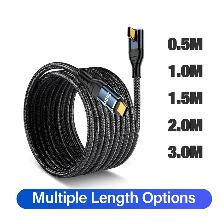 240W USB-C Fast Charge Cable for Travel Charger Kits - image 15