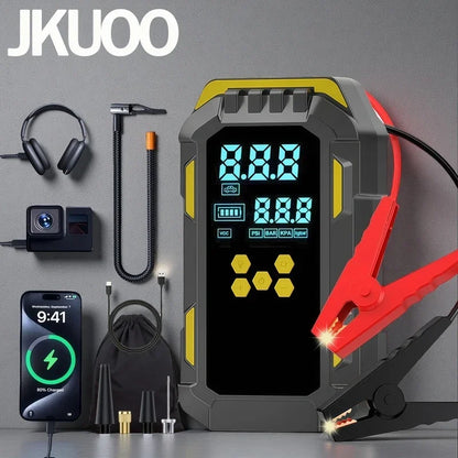 12V Roadside Emergency Jump Starter & Air Compressor