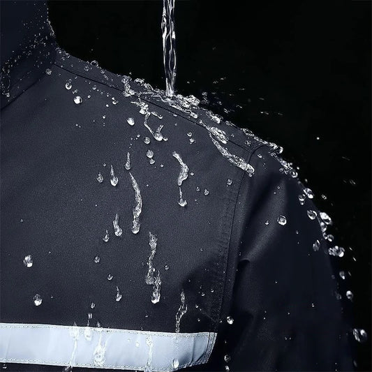 2-Piece Reflective Rain Suit for Storm Readiness - image 6