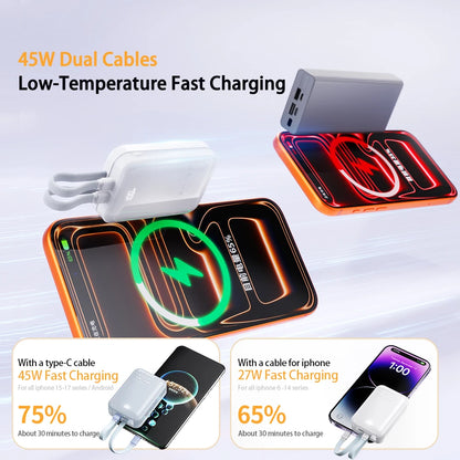 20,000mAh Power Backup Bank with Built-In Cables - image 2