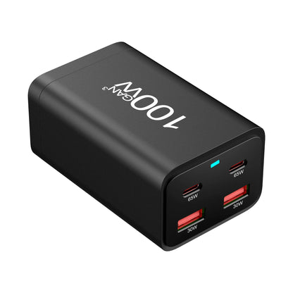 100W 4-Port GaN Travel Charger for Power Backup - image 2