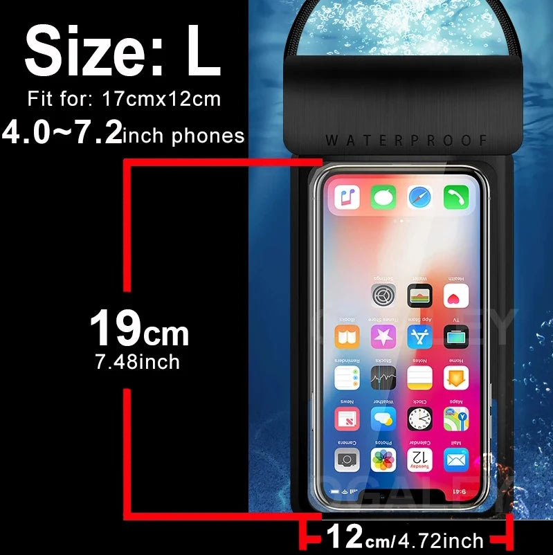 IPX8 Waterproof Phone Pouch for Travel and Rain - image 5