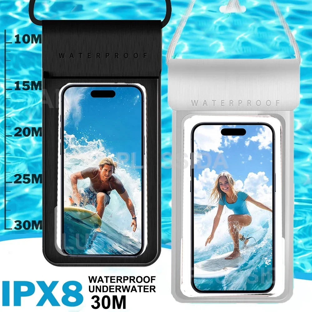 IPX8 Waterproof Phone Pouch for Travel and Rain - image 2